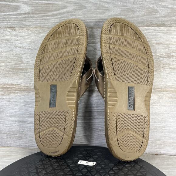 Sperry Top-Sider Men's Baitfish Thong Sandals Size 12 - Picture 8 of 8